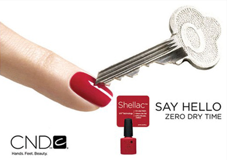 Shellac nails